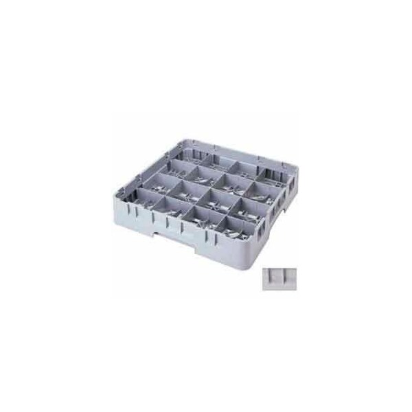 Cambro - Camrack  Glass Rack 16 Compartments 7-3/4" Max. Height Soft Gray NSF